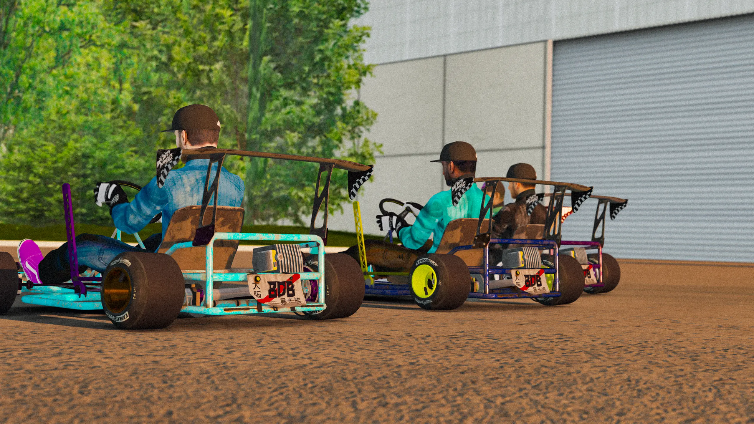 BDB Drift Kart Car Pack For Assetto Corsa