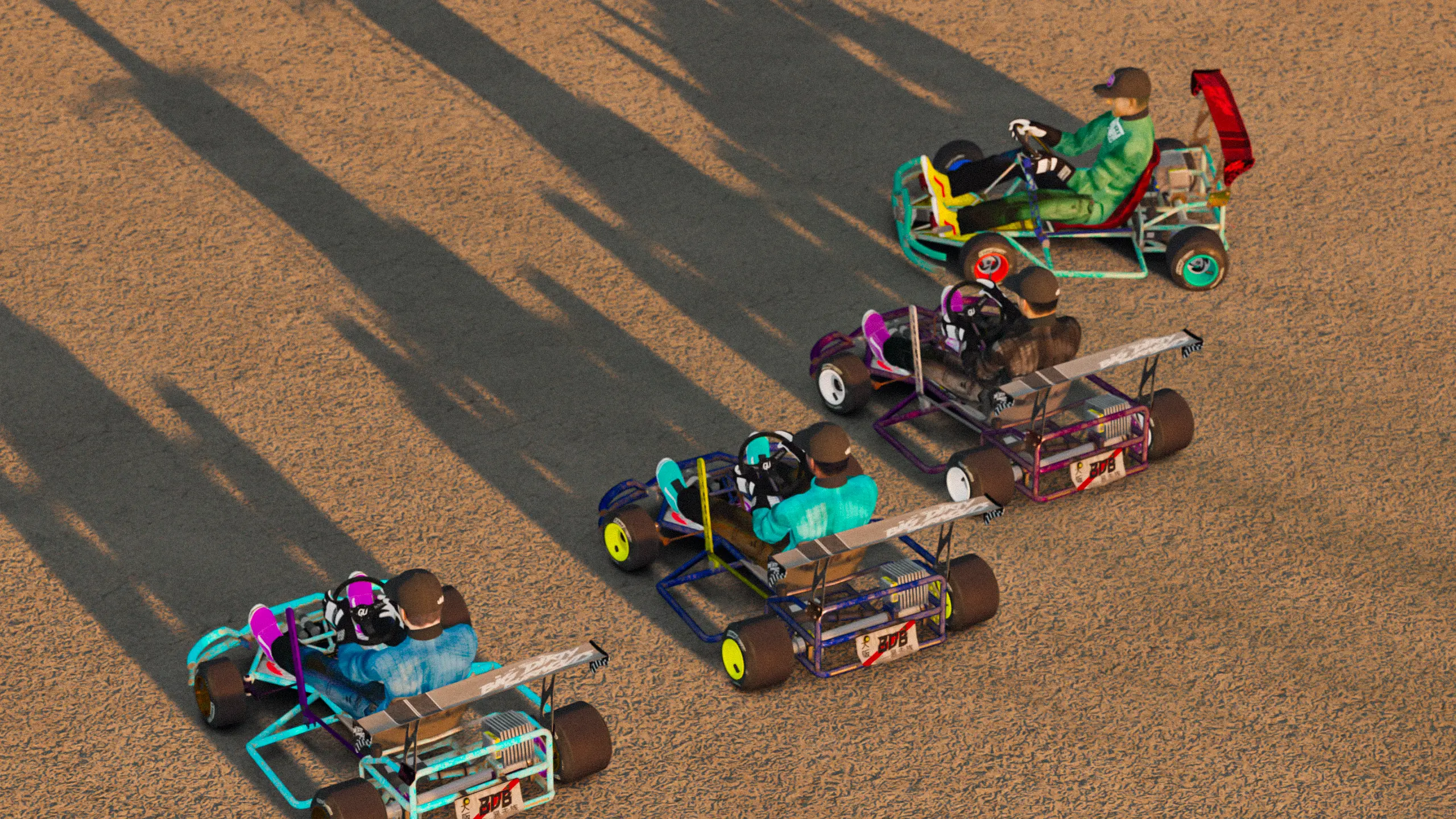 BDB Drift Kart Car Pack For Assetto Corsa