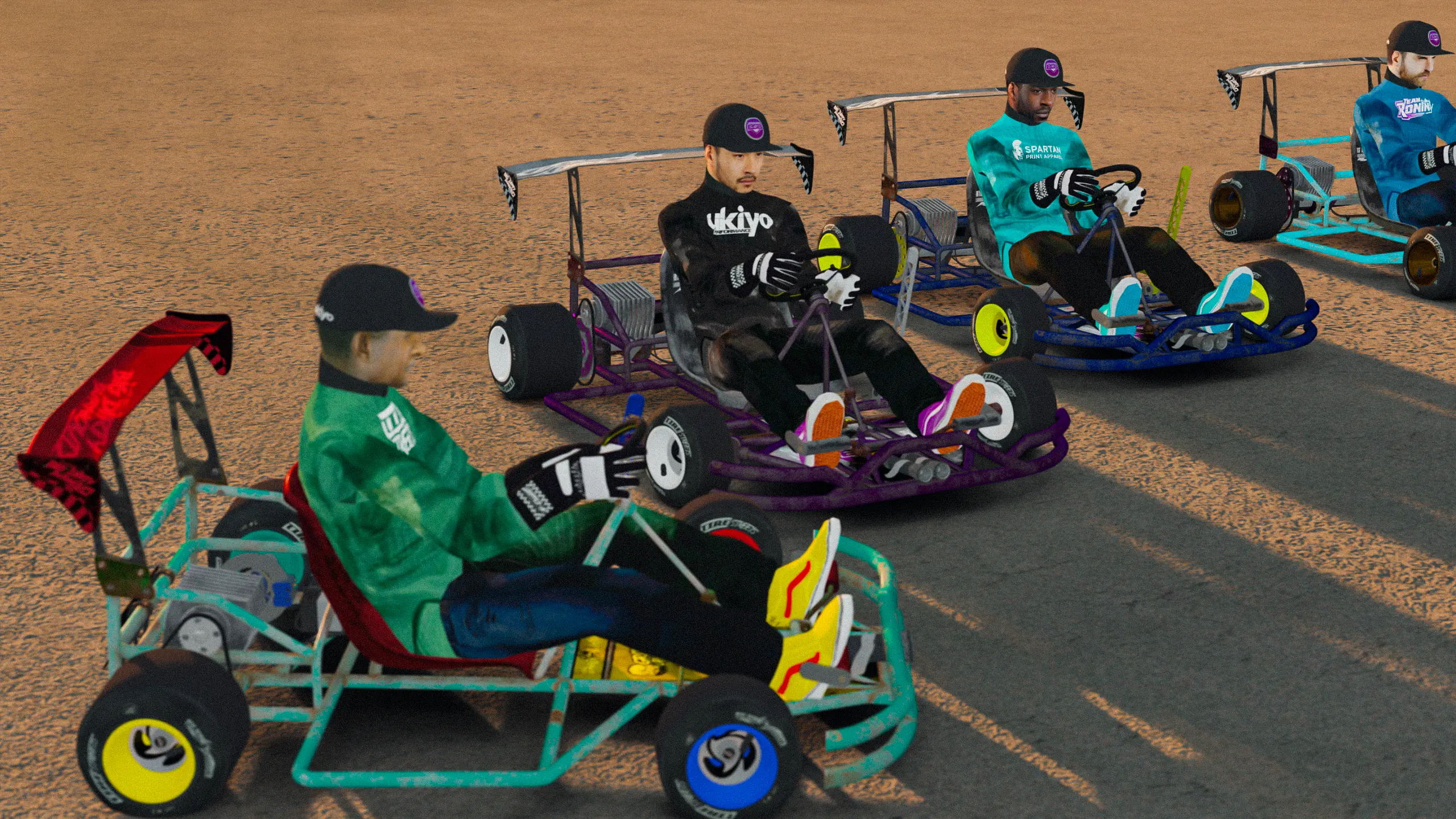 BDB Drift Kart Car Pack For Assetto Corsa