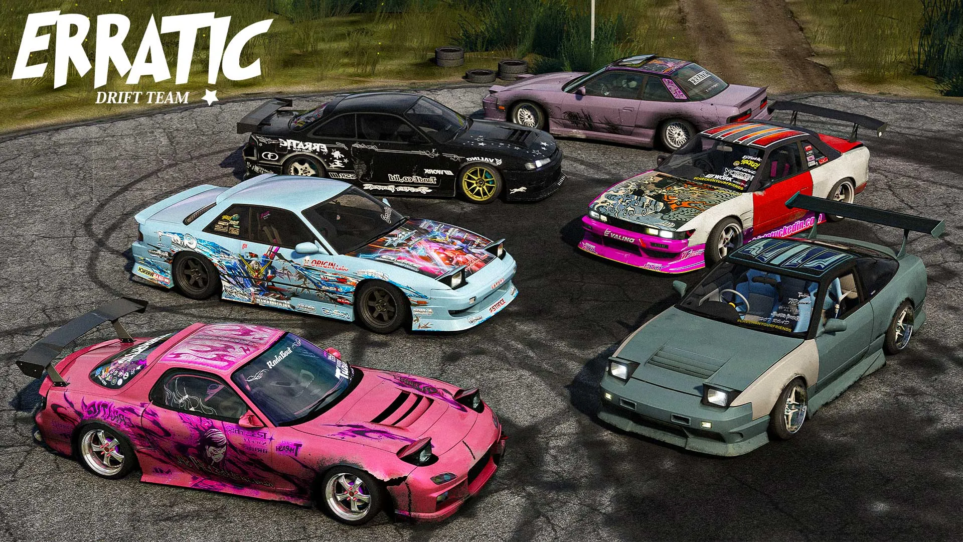 Team Erratic Drift Pack V1 Car Pack