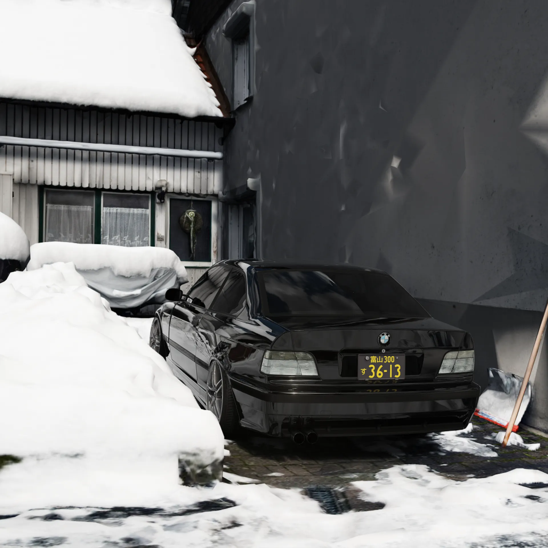 Baker Workshop Drift BMW E36 Car For Assetto Corsa
