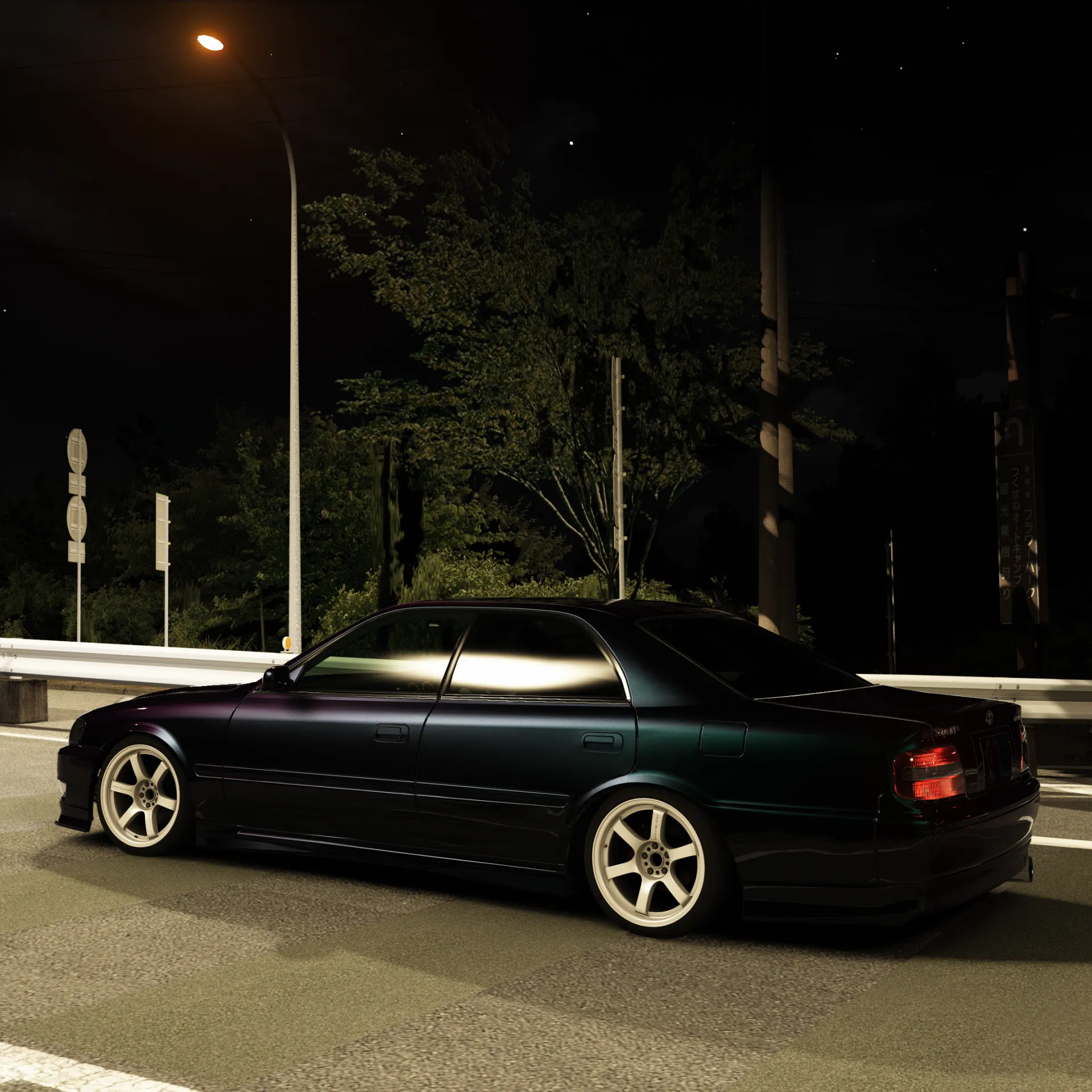 Baker Workshop Toyota Chaser JZX100 Car For Assetto Corsa