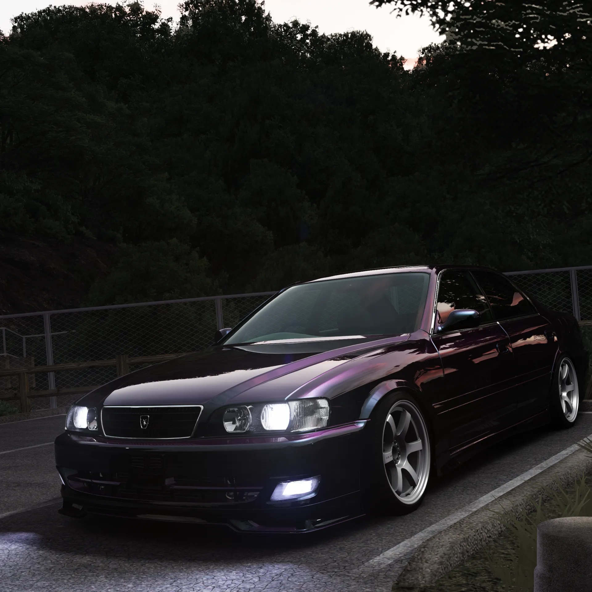 Baker Workshop Toyota Chaser JZX100 Car For Assetto Corsa