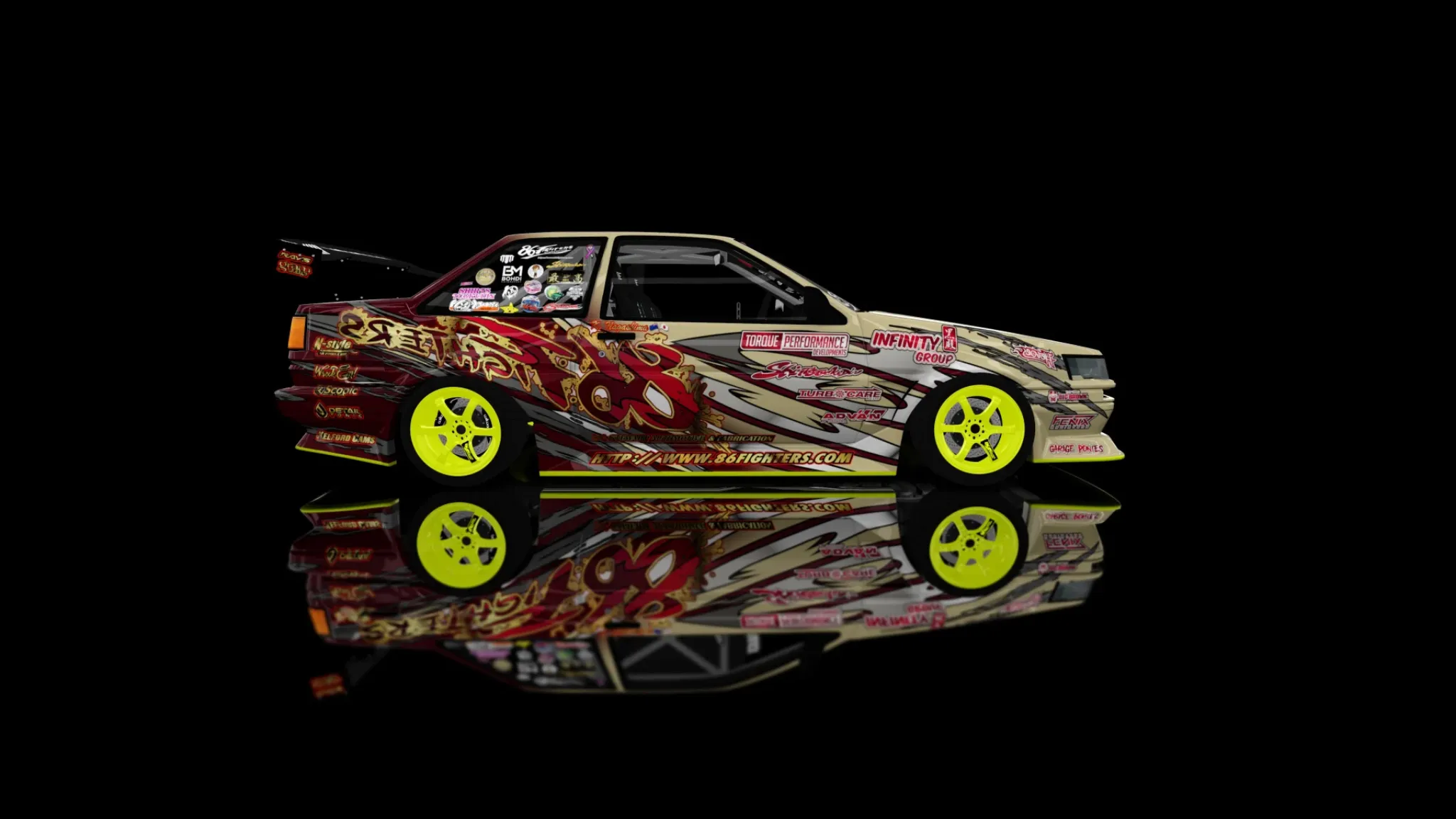 D1NZ Pro Keisuke Nagashima AE86 Car For Assetto Corsa