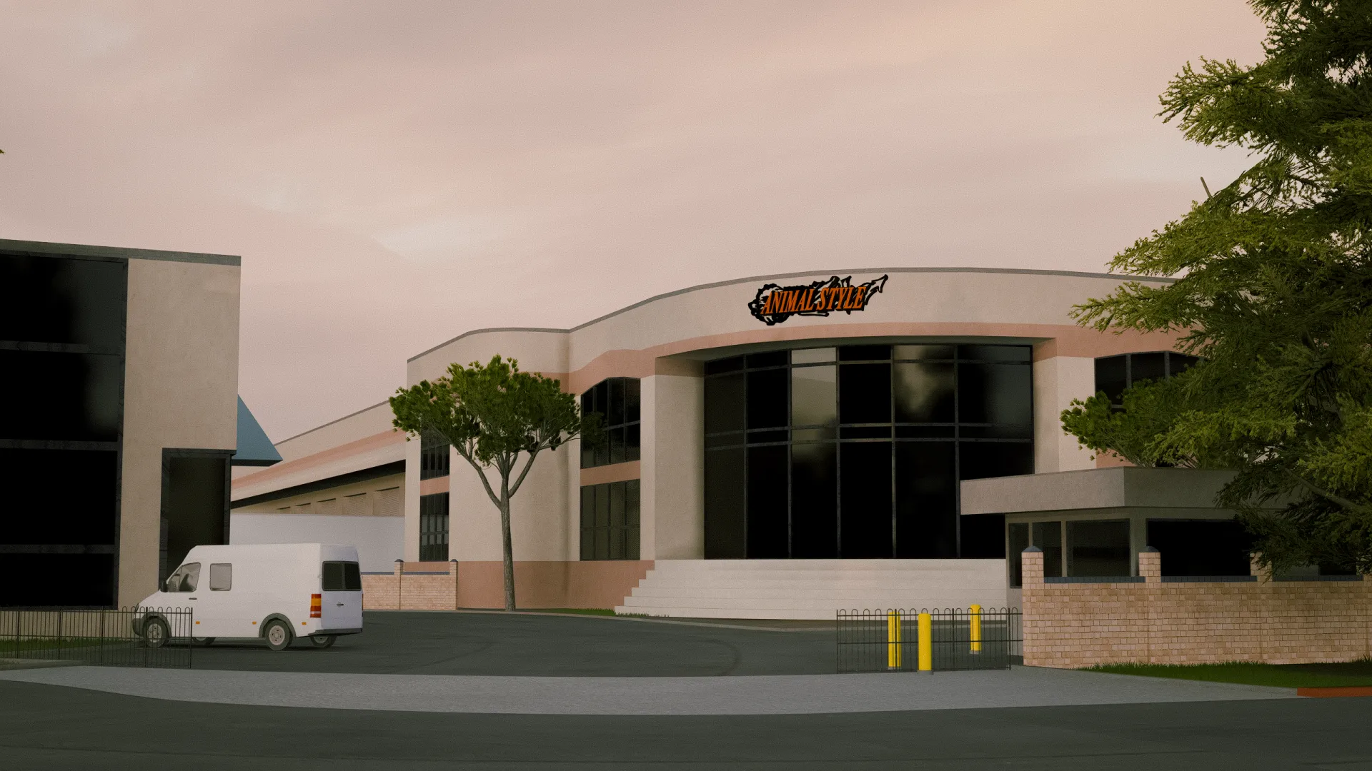 Animal Style Sharking Lot Track For Assetto Corsa