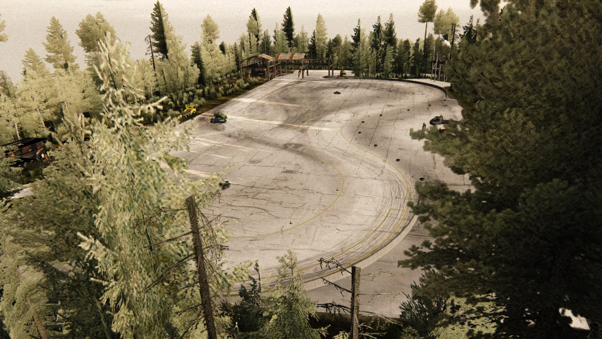B-Track Parking Track For Assetto Corsa