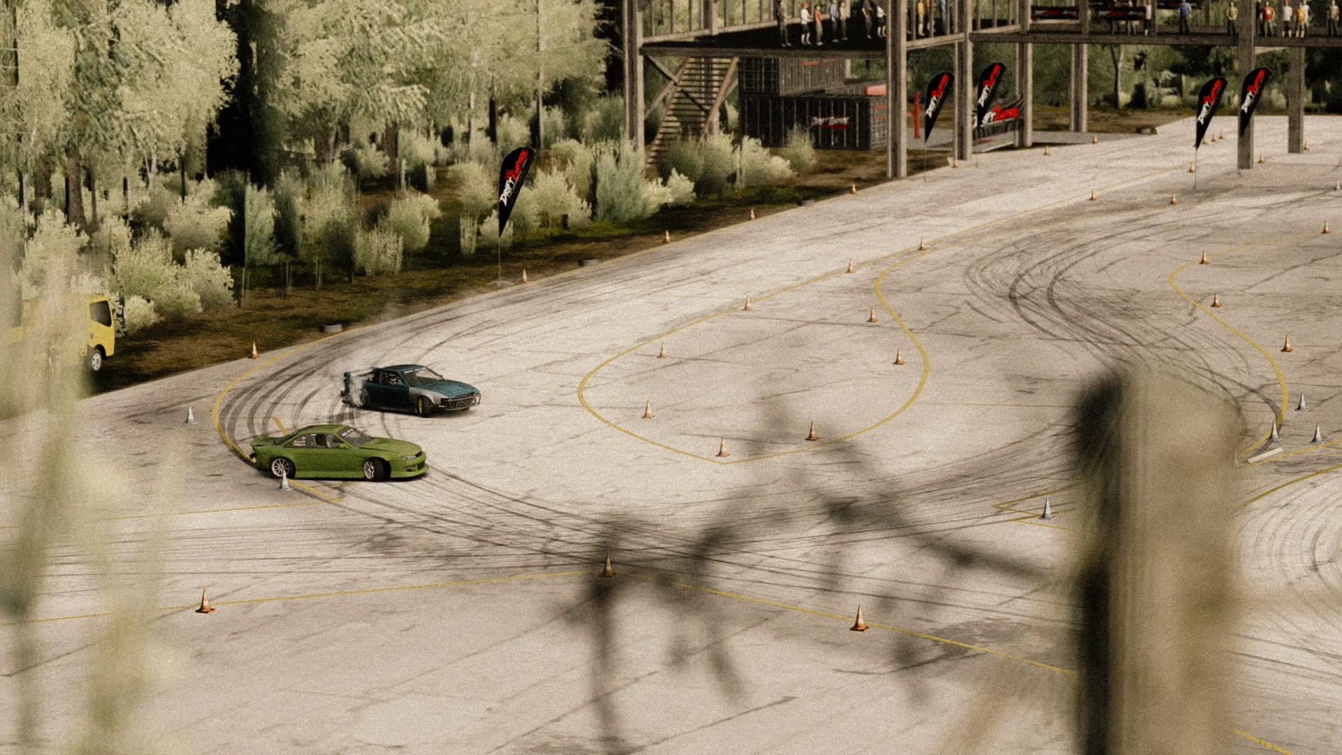 B-Track Parking Track For Assetto Corsa