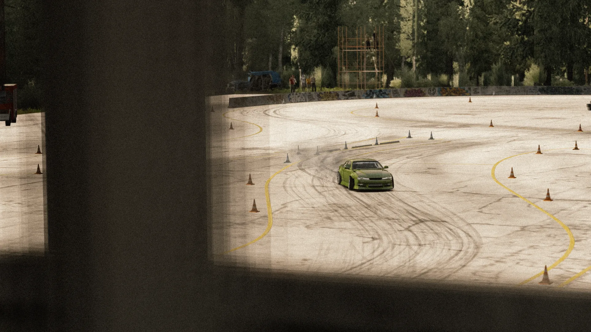 B-Track Parking Track For Assetto Corsa