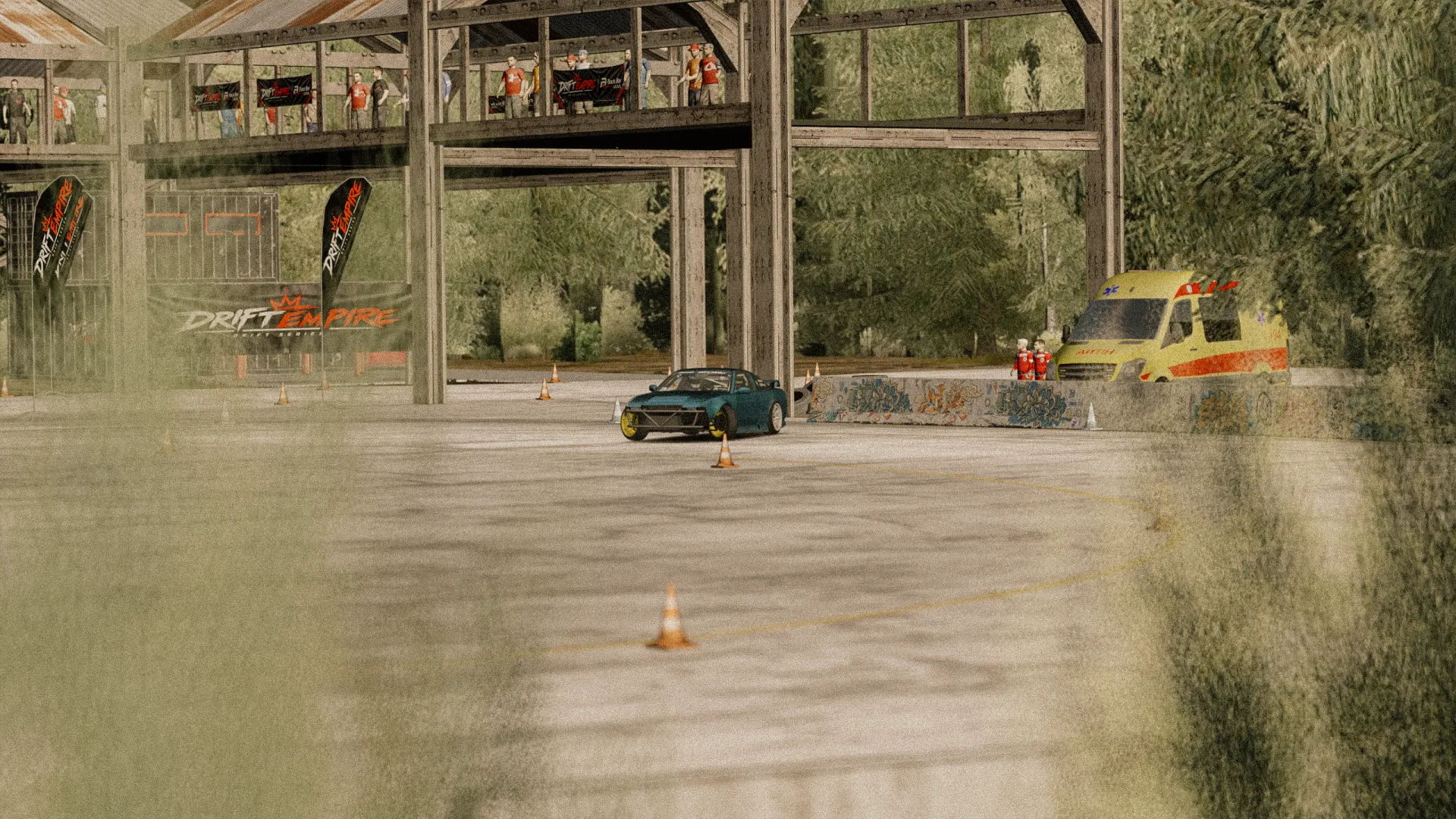 B-Track Parking Track For Assetto Corsa