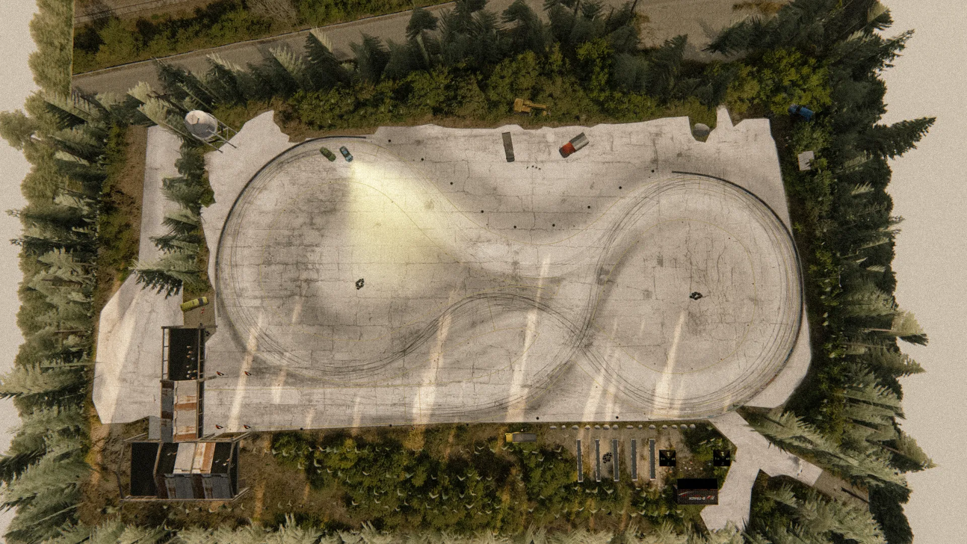 B-Track Parking Track For Assetto Corsa