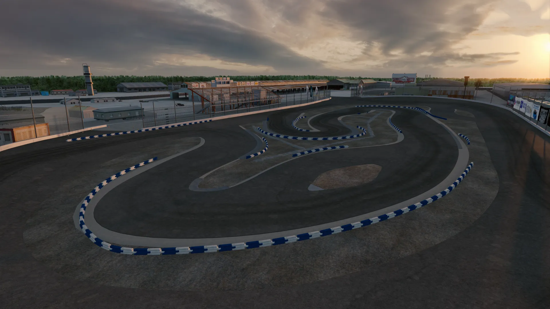 Blue Valor Motorplex Track For Assetto Corsa