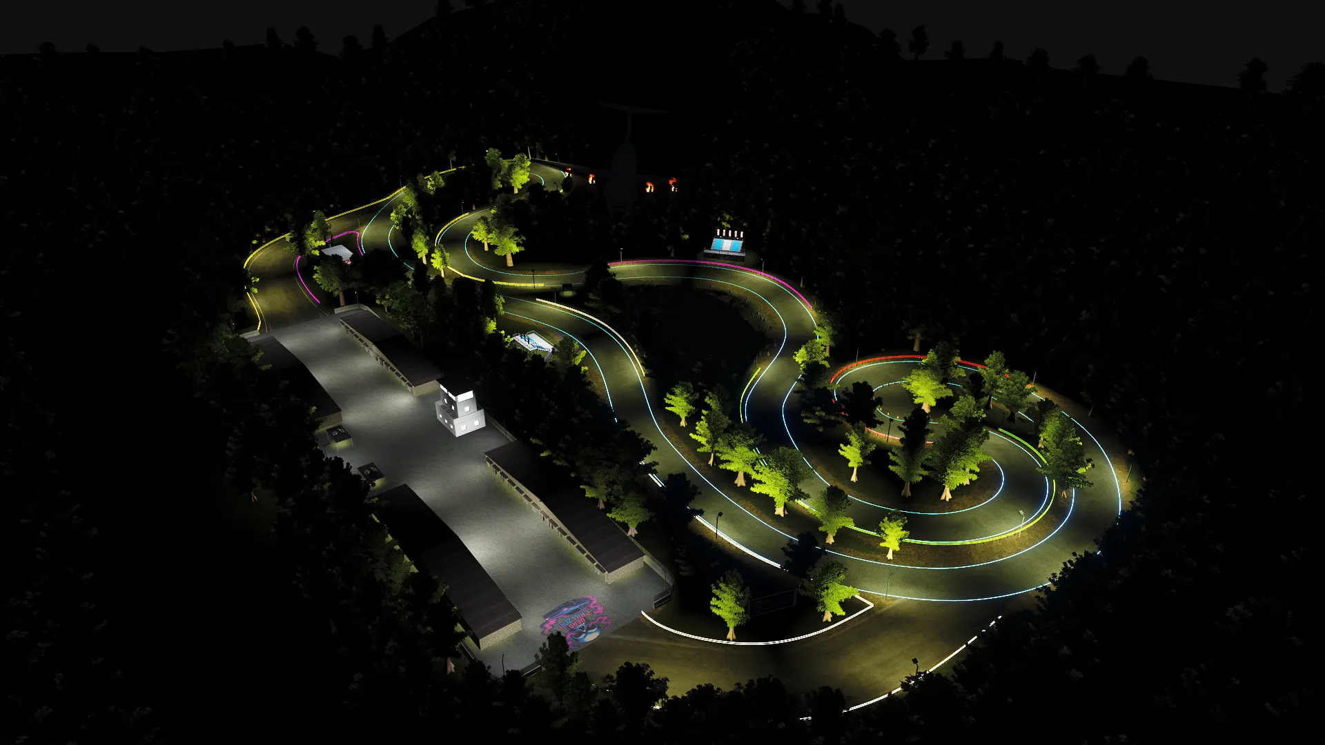 DCZ Skidland Track For Assetto Corsa