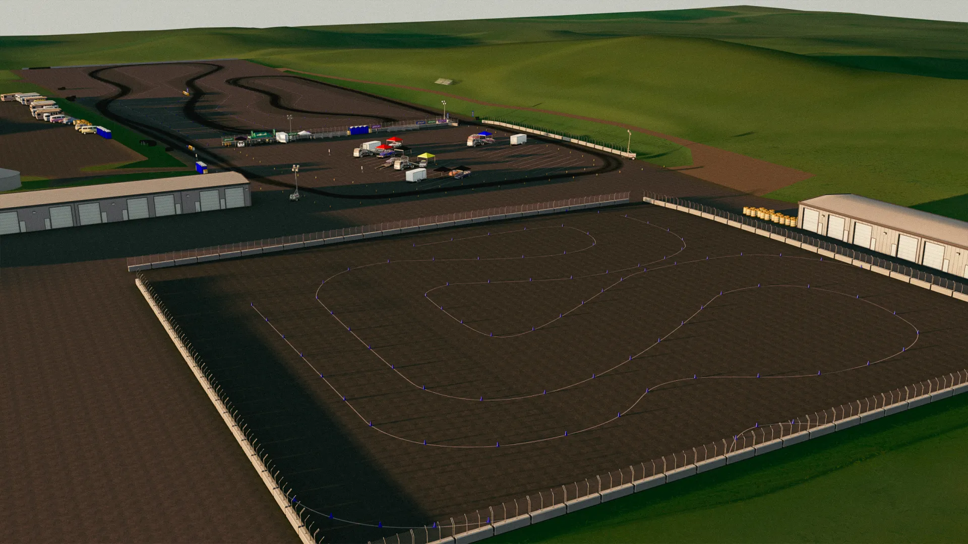 Good Luck League Thunderhill Skidpad Track For Assetto Corsa