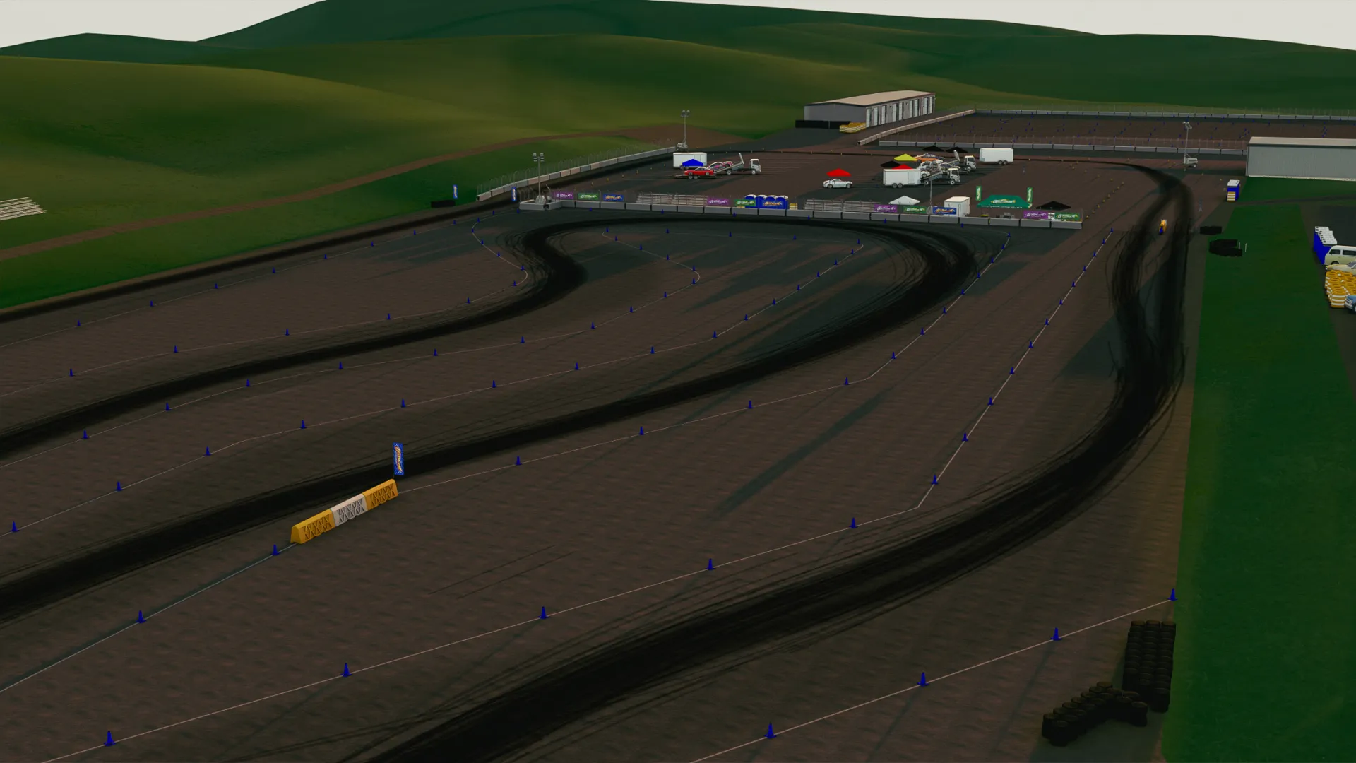 Good Luck League Thunderhill Skidpad Track For Assetto Corsa
