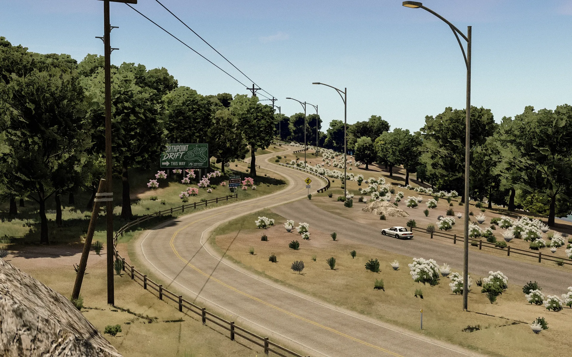 Northpoint Island Freeroam Track For Assetto Corsa