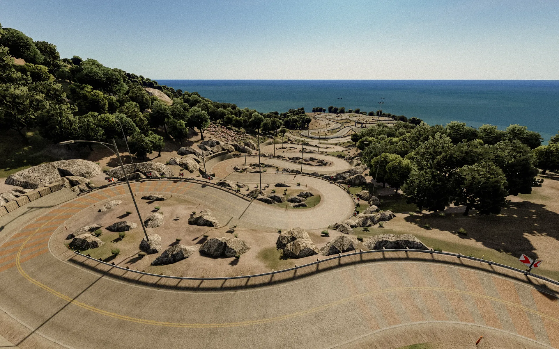 Northpoint Island Freeroam Track For Assetto Corsa