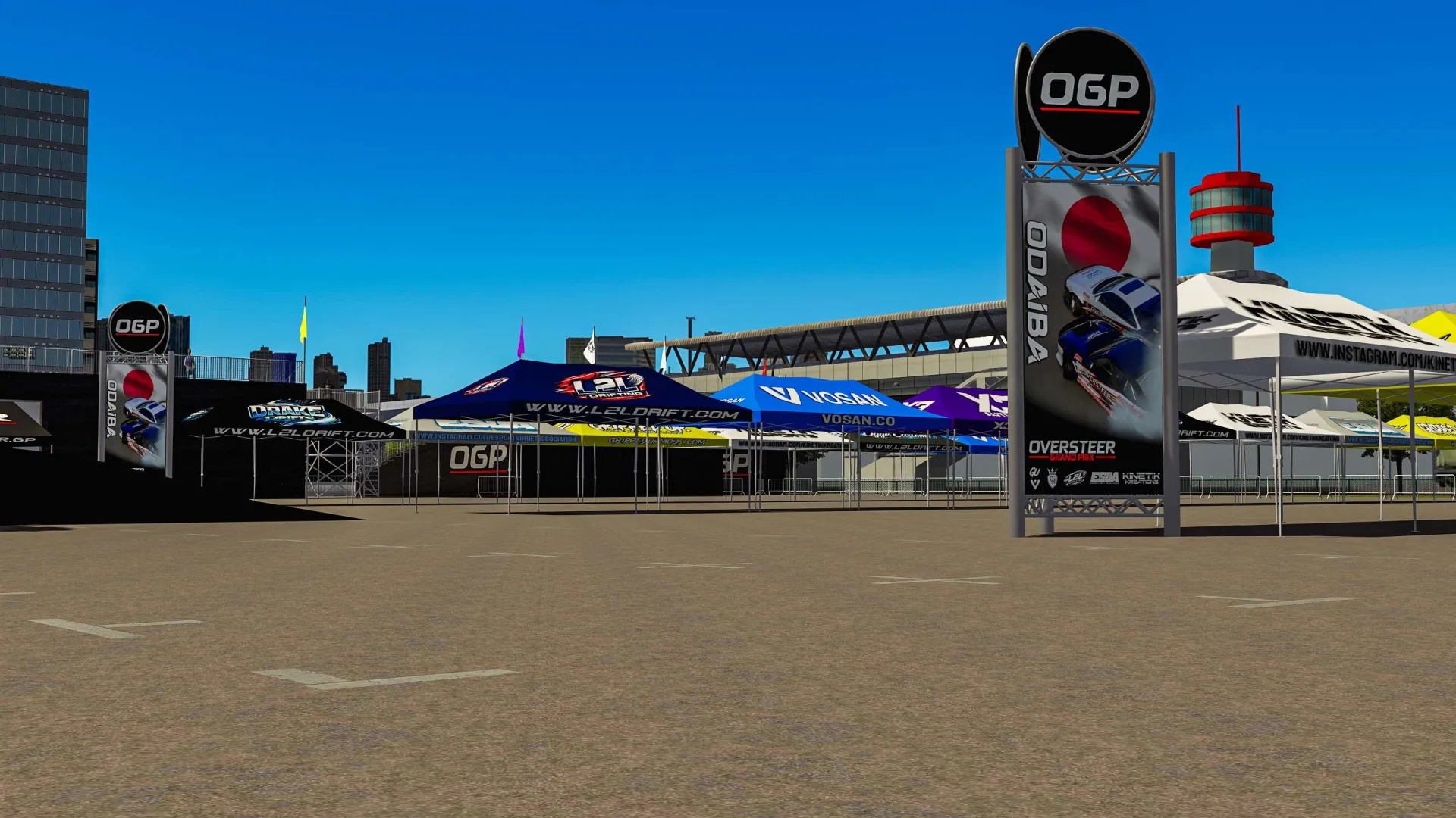 OGP Odaiba Track For Assetto Corsa