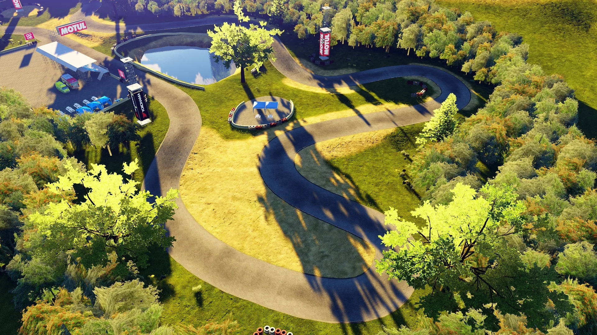 Roller Coaster Circuit Track For Assetto Corsa