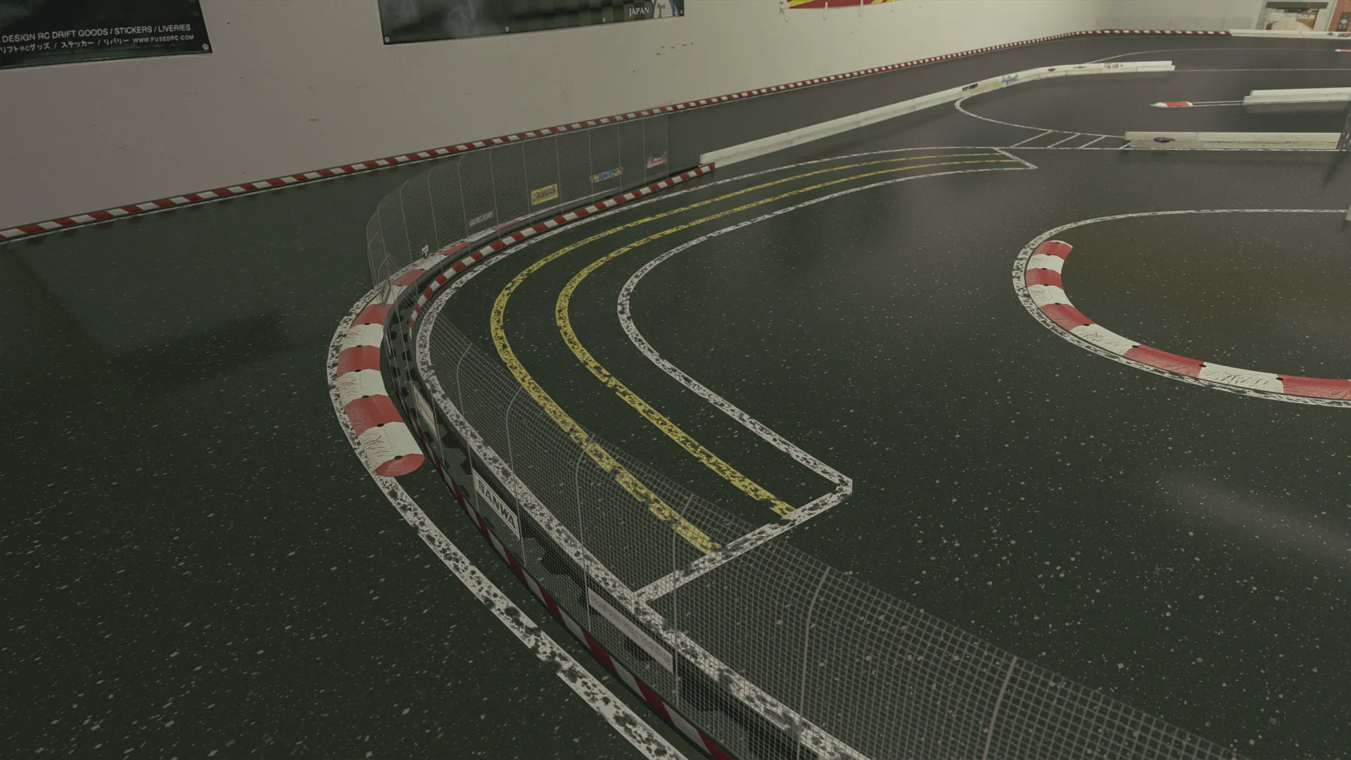 Rolling Garage RC Drift Circuit Track For Assetto Corsa