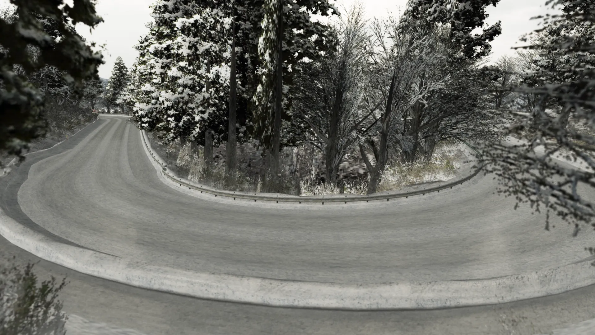 Tsukuba Fruits Line Snow Track For Assetto Corsa