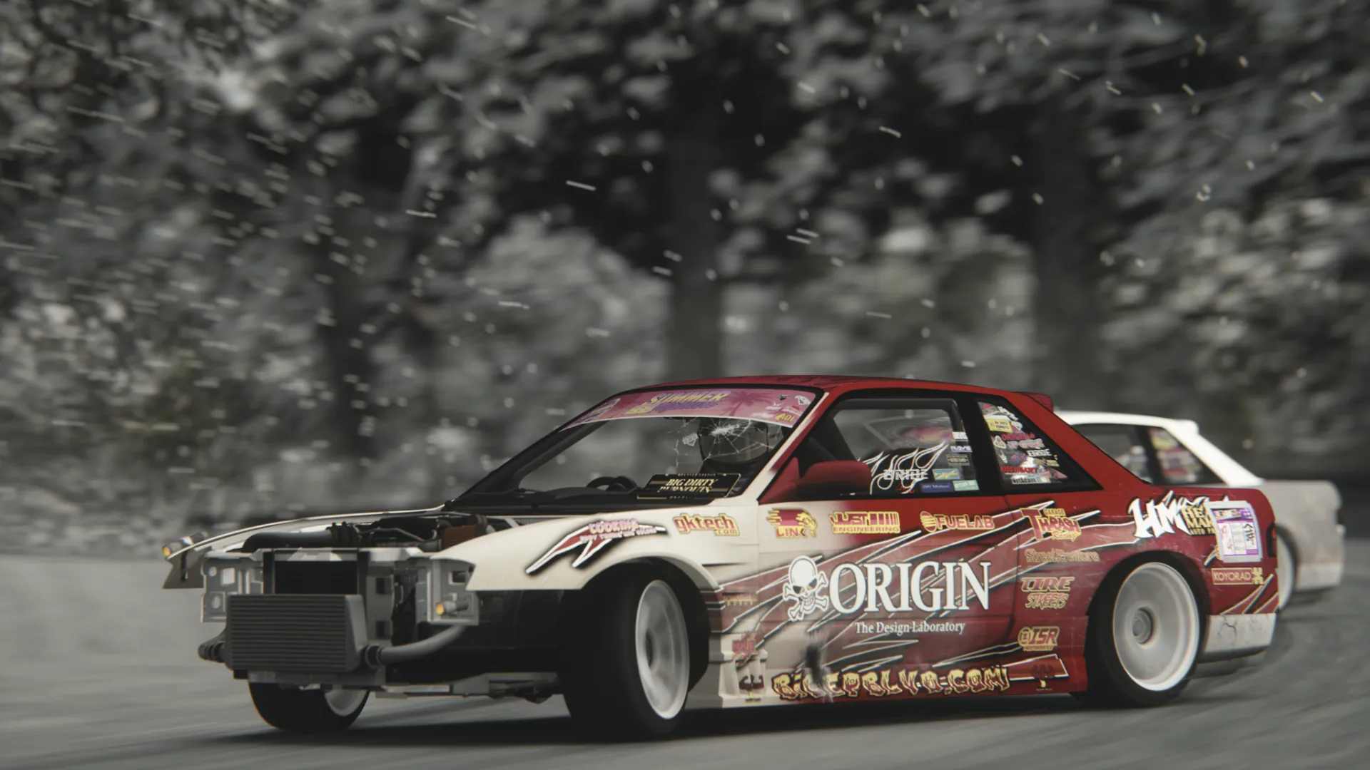 Tsukuba Fruits Line Snow Track For Assetto Corsa