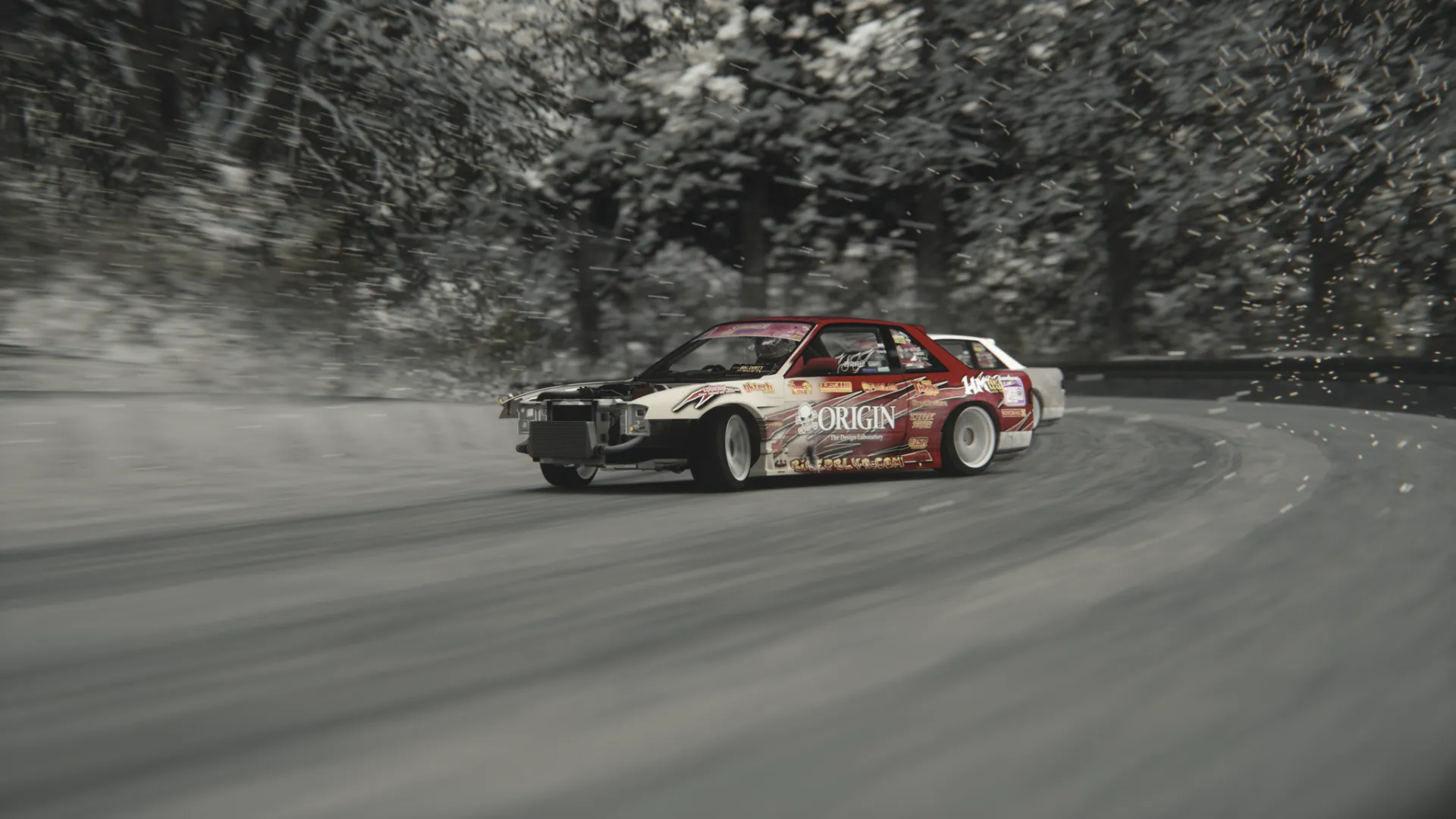 Tsukuba Fruits Line Snow Track For Assetto Corsa