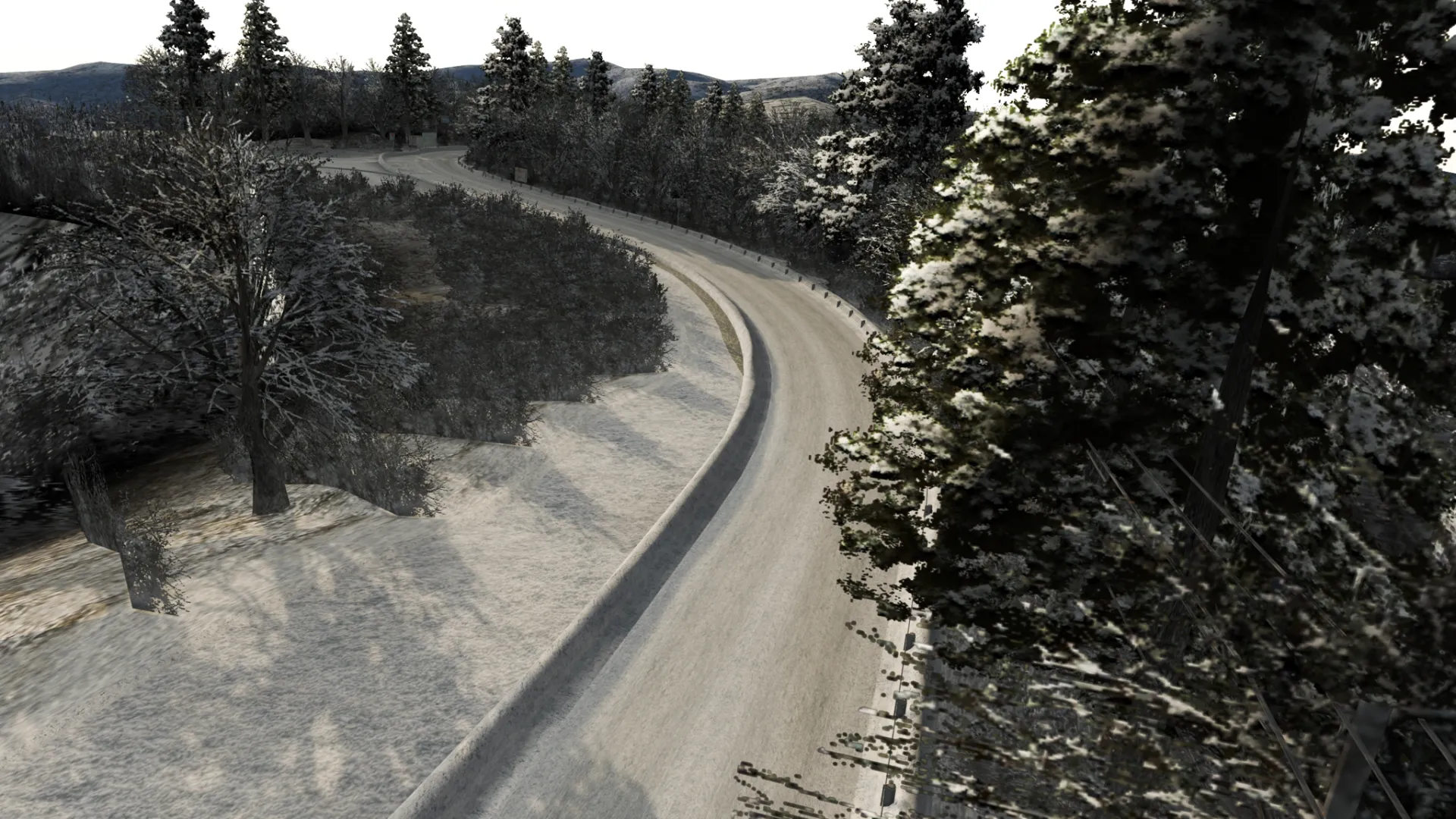 Tsukuba Fruits Line Snow Track For Assetto Corsa