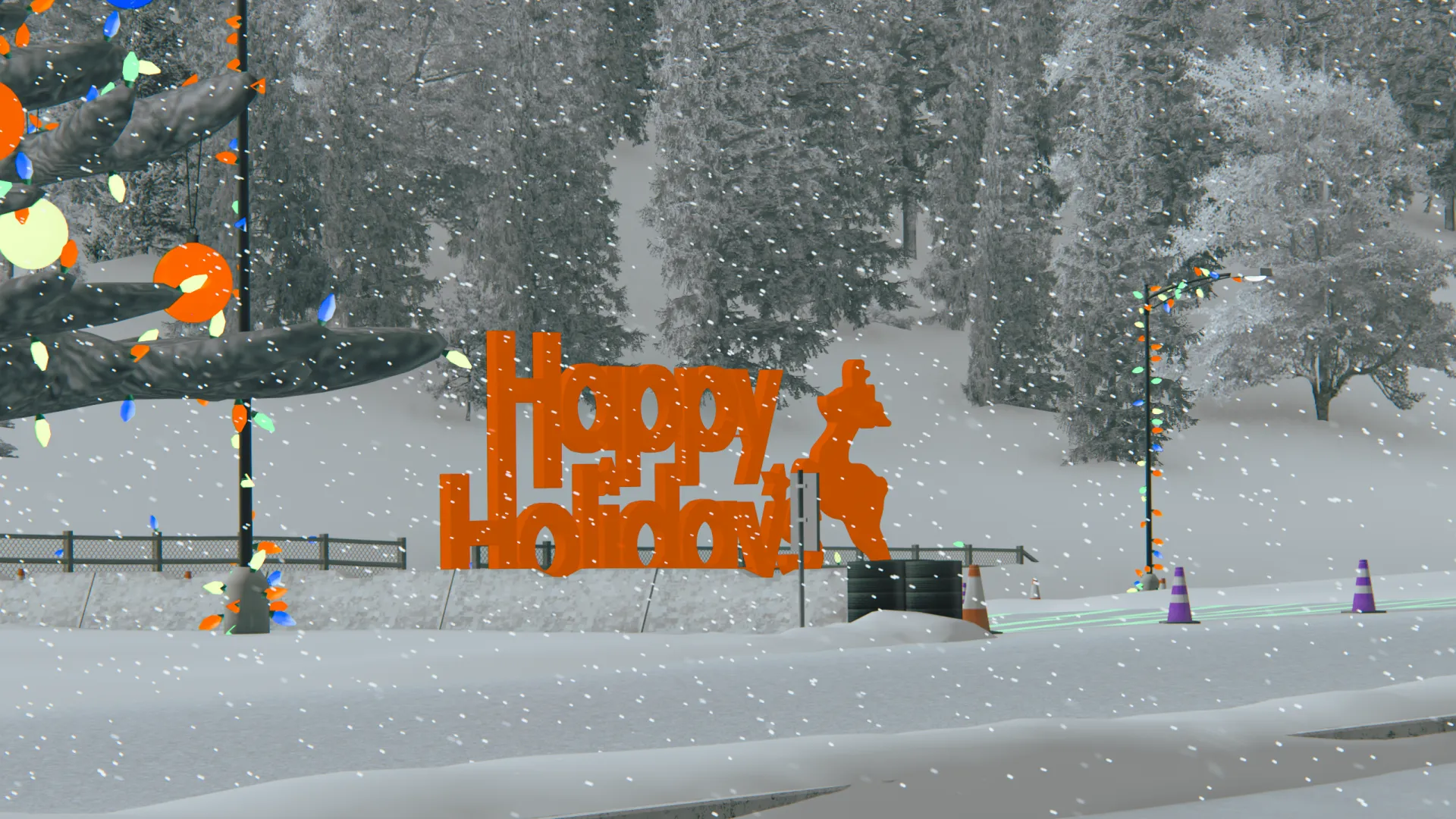 Winter Shadow Valley Track For Assetto Corsa