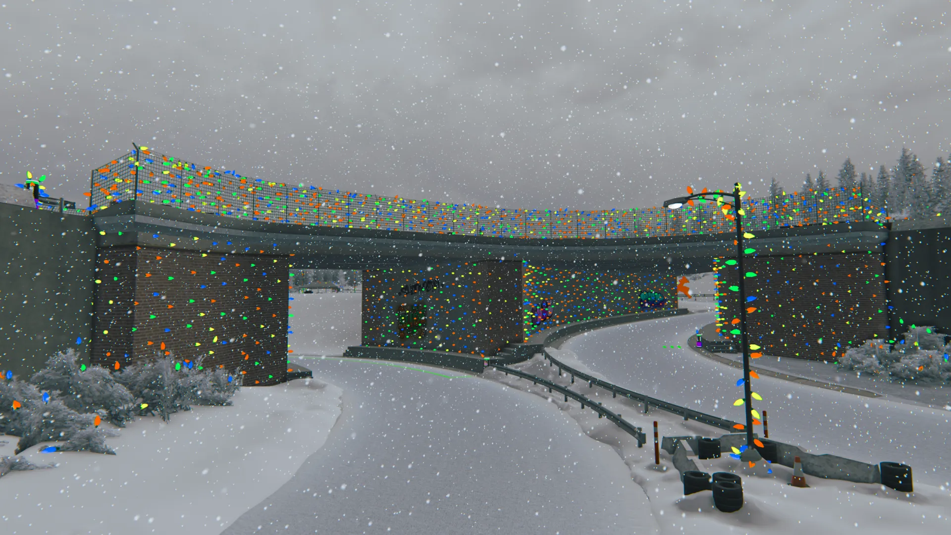 Winter Shadow Valley Track For Assetto Corsa